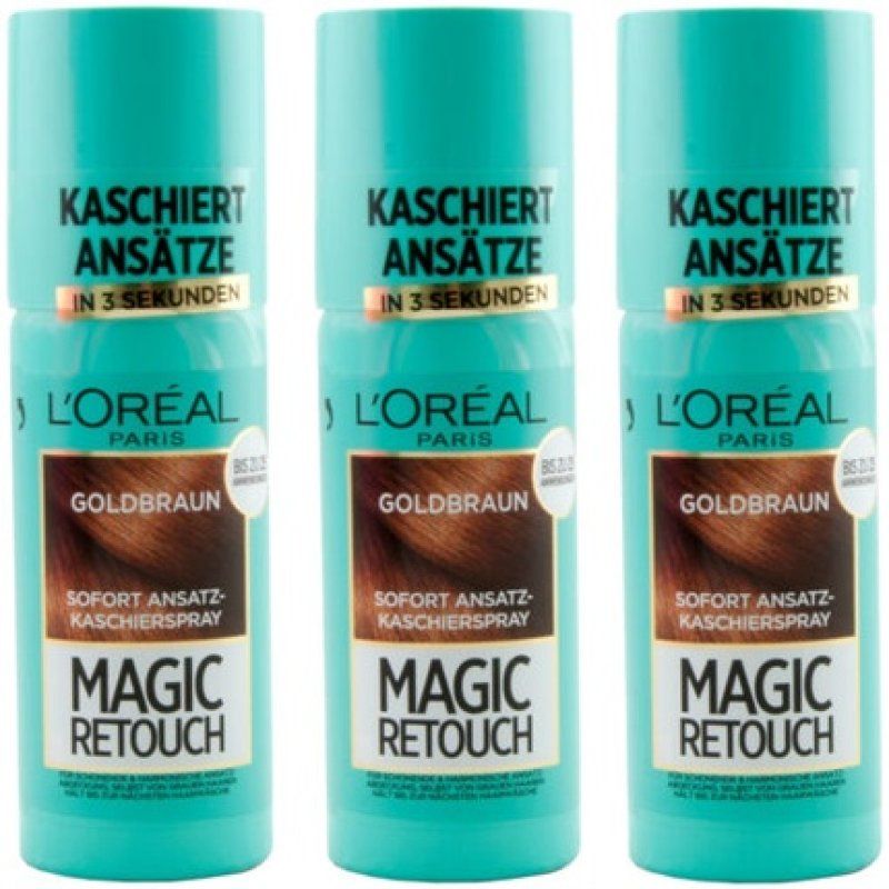 Loreal Root Concealer Spray GOLDEN BROWN 75ml Magic Retouch up to 25 Applications