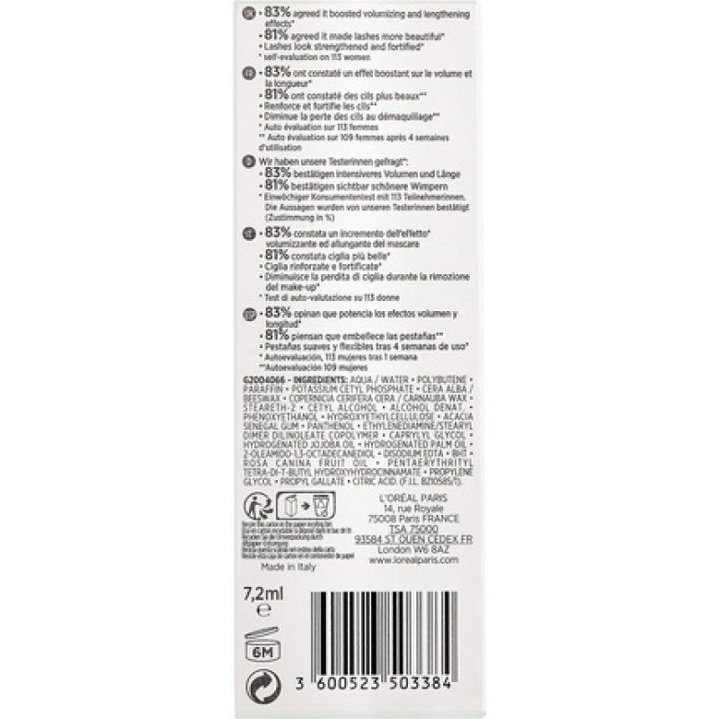 L'Oréal Paris Lash Paradise Primer for Length, Volume and Longer Hold of Mascara 7.2ml