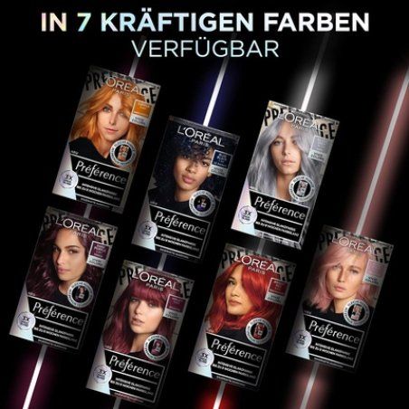 L'Oréal Paris Préférence Vivid Colours 8.624 Bright Red Intense Hair Colour 8 Weeks