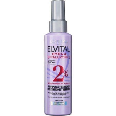 L'Oréal Paris Elvital Moisturising Spray Treatment for Shiny Hair with Hyaluronic Serum 150ml
