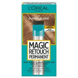 L'Oréal Paris Root Cover Up for Concealing Gray Hair Magic Retouch Permanent 7 Dark Blonde