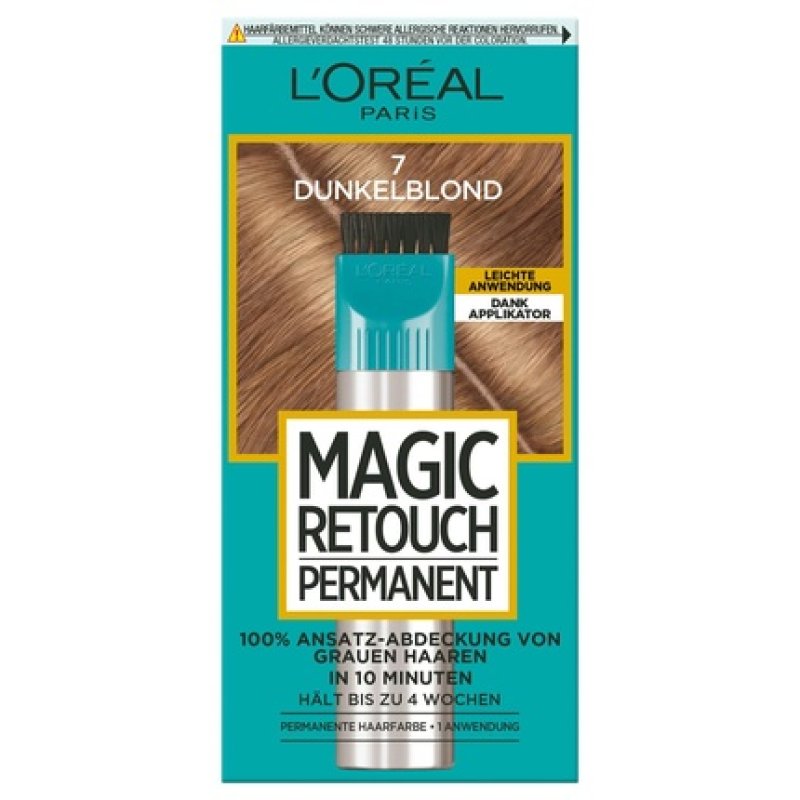 L'Oréal Paris Root Cover Up for Concealing Gray Hair Magic Retouch Permanent 7 Dark Blonde
