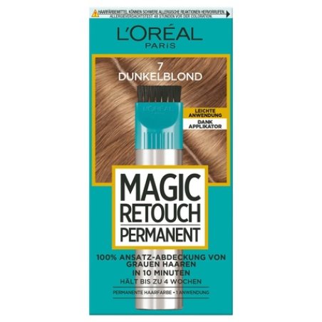 L'Oréal Paris Root Cover Up for Concealing Gray Hair Magic Retouch Permanent 7 Dark Blonde
