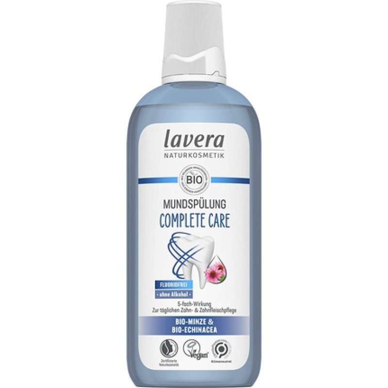 lavera Complete Care Mouthwash with Organic Mint and Organic Echinacea 400ml