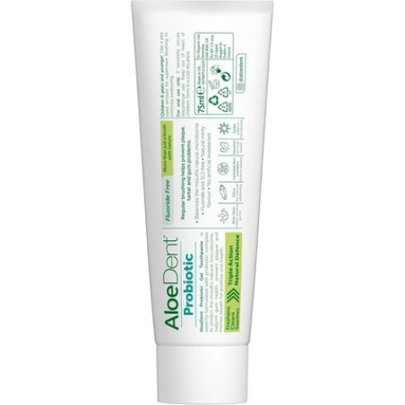 Aloedent Probiotic Toothpaste Fluoride Free SLS Free Natural Mouth Care