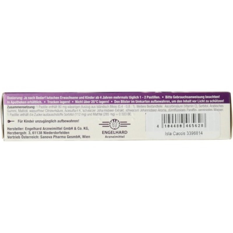 Isla Cassis Pastilles