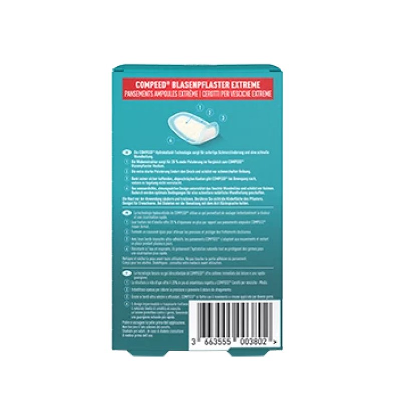 Compeed Blasenpflaster Extreme 4,2 x 6,8 cm 6 pièce(s)