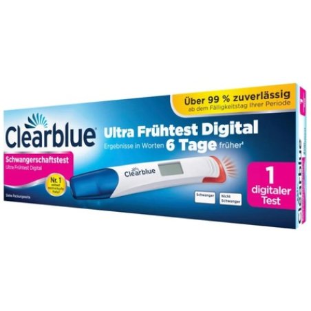 Clearblue Ultra Early Digital Pregnancy Test Results 6 Days Sooner - Over 99% Accurate