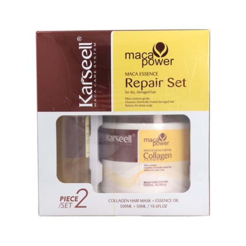 Karseell Repair Set Collageno Mask Essence Oil 500 Ml 50 Ml
