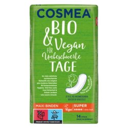 Pelz Cosmea Comfort Bio Maxi Sanitary Napkins 14 Pieces