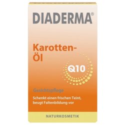 DIADERMA Carrot Oil Face Care: Natural Cosmetics with Q10, Gives a Fresh Complexion and Smooth Skin, Prevents Wrinkle
