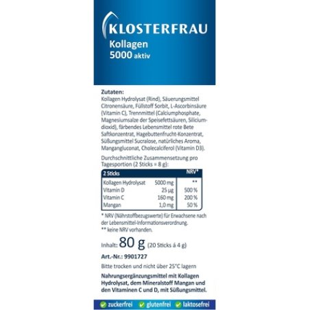 Klosterfrau Collagen 5000 Active for Cartilage and Bones