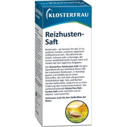 Klosterfrau Reizhusten-Saft Natural Soothing & Moisturizing Cough Syrup with Icelandic Moss for Dry Cough 128g