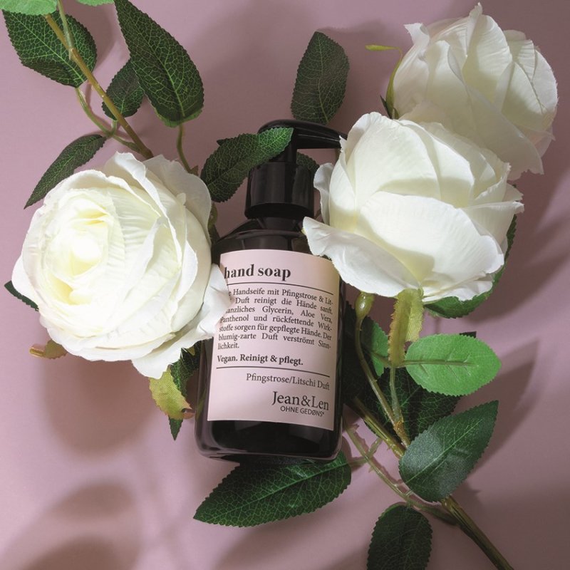 Jean & Len Hand and Body Wash Floral Scented Peony and Fruity Litchi Sustainable 250ml