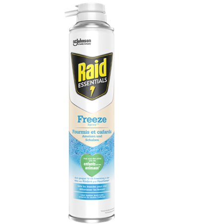 Raid Essentials Freeze Spray Insecticide-Free Aerosol for Crawling Insects 350ml