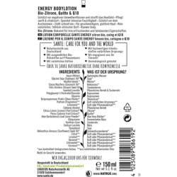 SANTE Energy Organic Lemon & Quince 150 ml Lotion Women