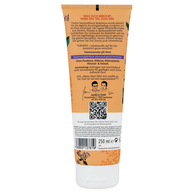 Jean & Len 2800100502 body cream & lotion 250 ml Women