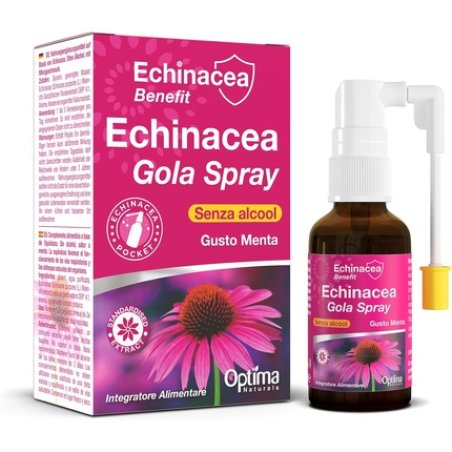 Echinacea Benefit Throat Spray Alcohol Free Mint Flavor