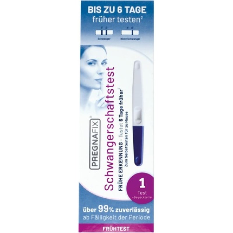 Pregnafix Pregnancy Early Test - Tests 6 Days Before Missed Period, Reliable & Easy to Use, Fast Results in Just 3