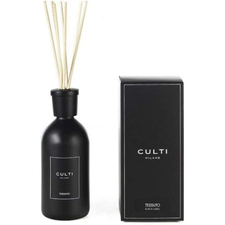 Culti Black Label Diffuser Sticks 500ml Milano with Cassis Leaves