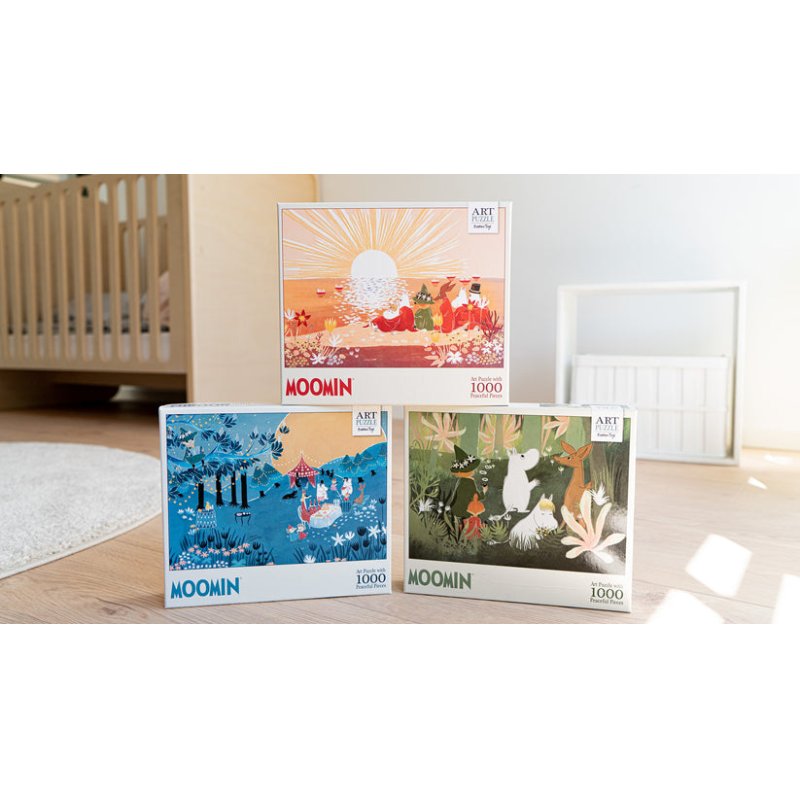 Moomin - Puzzle 1000 Pcs Art Puzzle Blue (800062)