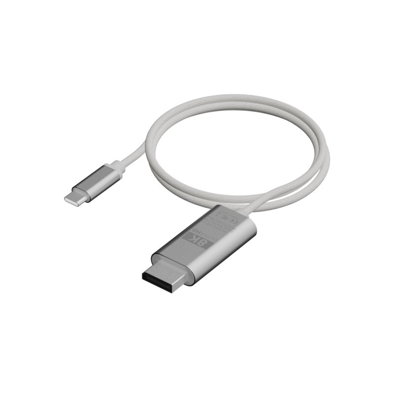 LINQ LQCCD200 cable gender changer USB C DP Grey