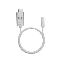 LINQ LQCCH200 cable gender changer USB C HDMI Grey