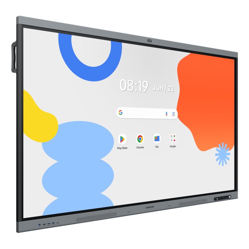 Samsung LH75WAFPLGC interactive whiteboard 190.5 cm (75") 3840 x 2160 pixels Touchscreen Black, Grey