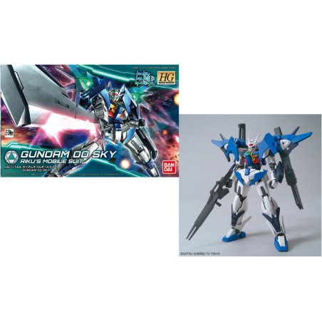 GUNDAM - Model Kit - HG 1/144 - Gundam 00 Sky Riku's Mobile Suit