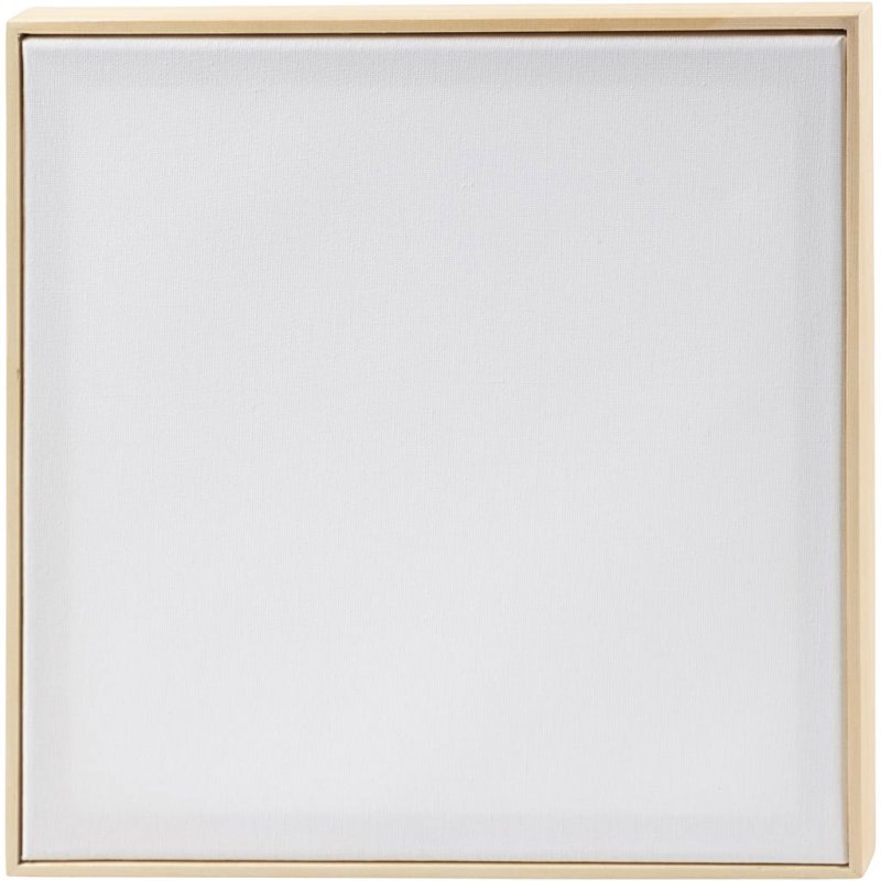 Stretched Canvas with Frame - size 30x30 cm - 280 g - white (257330)