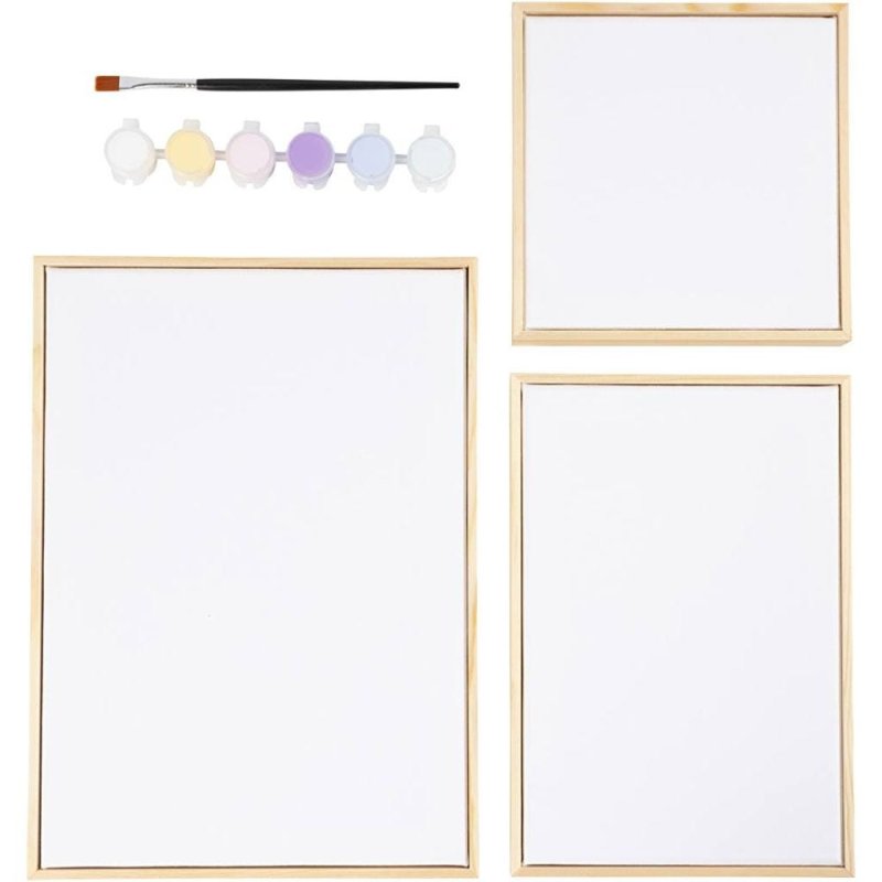 Stretched Canvas Mix - pastel colours (257269)