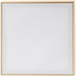 Stretched Canvas with Frame - size 30x30 cm - 280 g - white (25733)