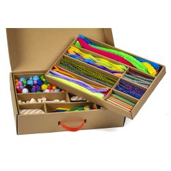 Hobby box med ca. 3000 dele ass. (736570)