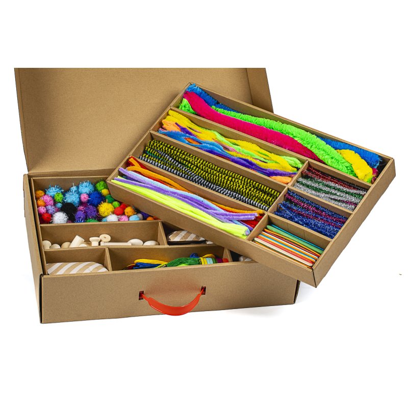 Hobby box med ca. 3000 dele ass. (736570)