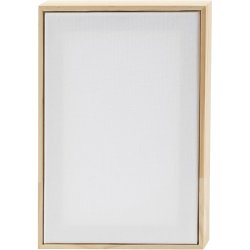 Stretched Canvas with Frame - size 15,8x23,8 cm - 280 g - white (257320)