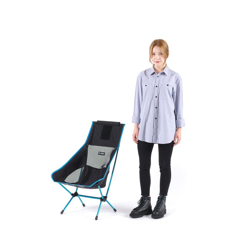 Camping-Stuhl Chair Two, Black 12851R2 (schwarz/blau)