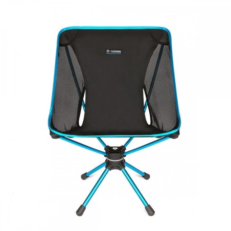 Camping-Stuhl Swivel Chair, Black 11201R1 (schwarz/blau, 360° drehbar)