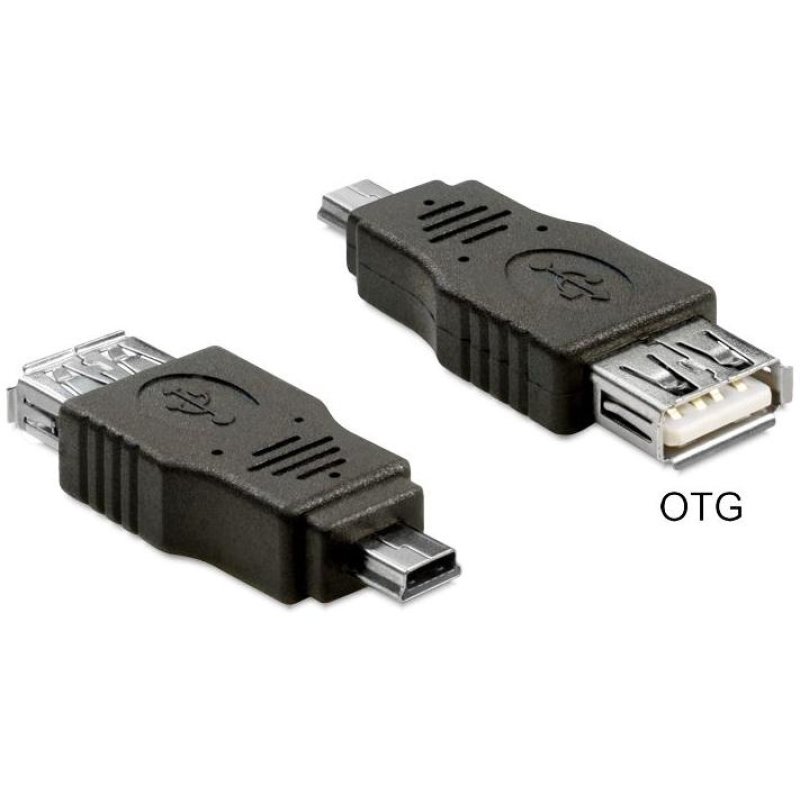 USB Delock A - mini B Bu/St OT