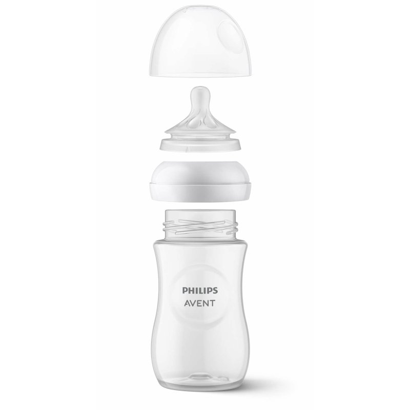 Philips Avent - Baby Bottle, 1 Bottle, 11oz/330ml, fast Flow Nipple, 6m 