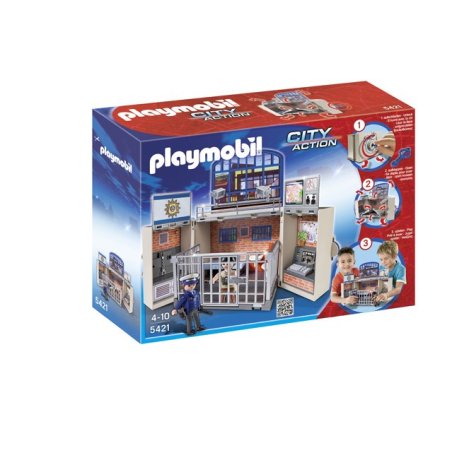 Playm. Spiel-Box 'Polizeistation'  5421
