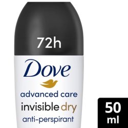 Dove Invisible Dry Roll-on Antiperspirant 50ml