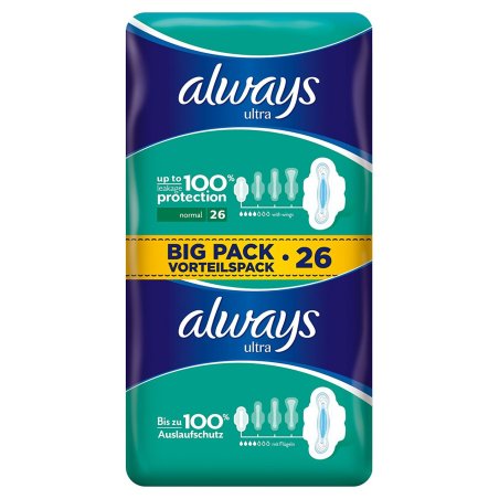 Always 4015400498056 feminine hygiene product Sanitary napkin 26 pc(s)