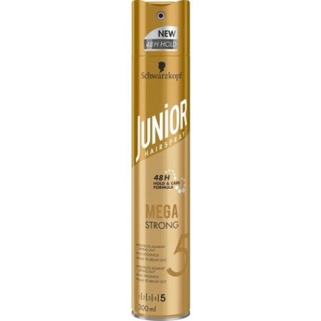Junior Hair Spray Mega Strong 300 Ml