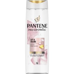 Pantene Pro-V Miracles Lift & Volume Thickening Shampoo 225ml Biotin Rose Water - Pack of 2
