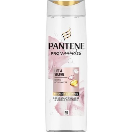 Pantene Pro-V Miracles Lift & Volume Thickening Shampoo 225ml Biotin Rose Water - Pack of 2