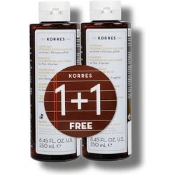 Korres Shampoo For Fine Hair With Rice Proteins And Linden 2x250ml