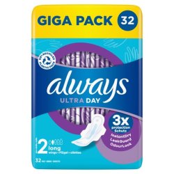 Always Ultra Day Long Sanitary Pads With Wings