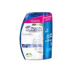 Head & Shoulders Classic Anti-Dandruff Shampoo Clinically Proven to Eliminate up to 100% of Dandruff Dermatologically