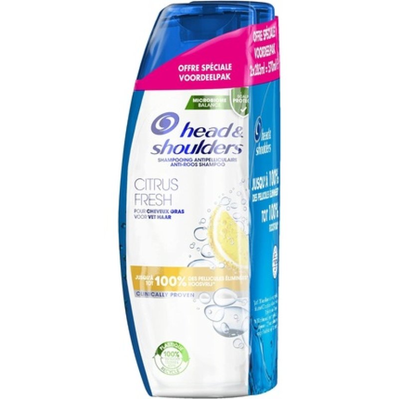 Head & Shoulders Citrus Fresh Anti-Dandruff Shampoo Up to 100% of Dandruff Removed Clinically Proven Dermatologically