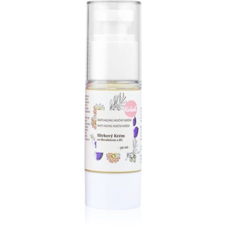 Kvitok Plum Cream with Squalene and Vitamin B5 Night Cream for Mature 50 Skin - 30 ml